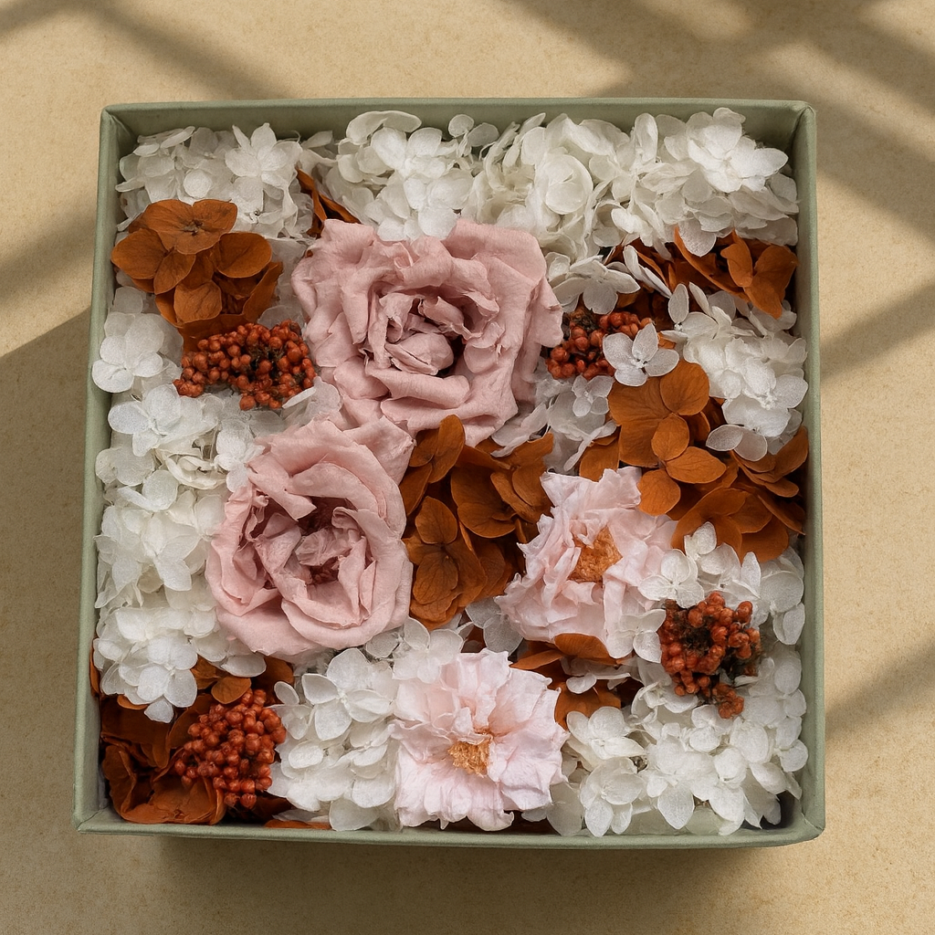 Flower Box Rosa Cipria