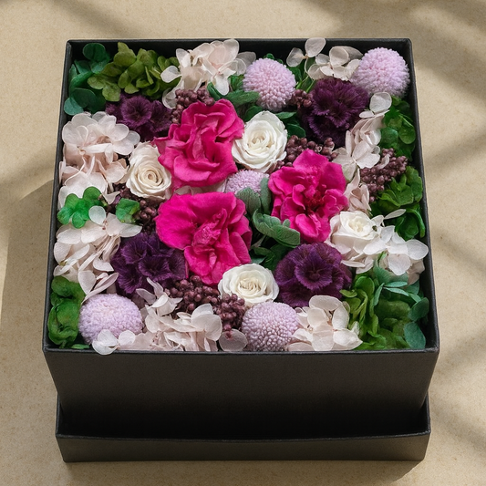 Flower Box Fucsia Intenso